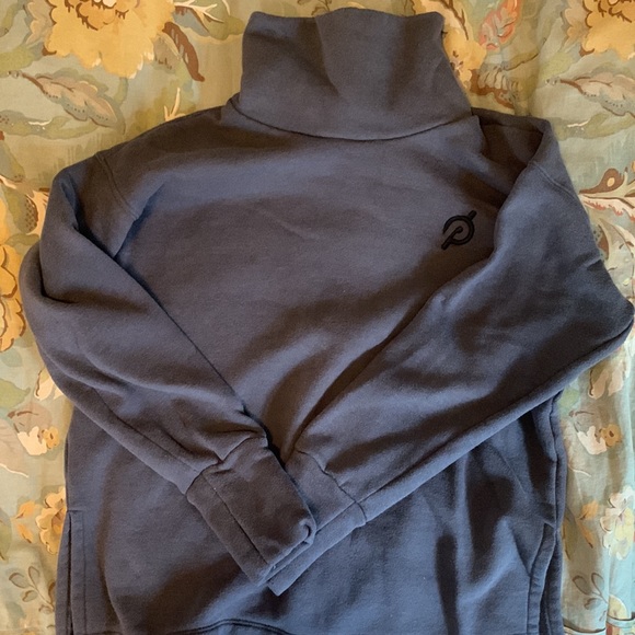 Peloton Funnel Neck Pullover sweater gently used small - Picture 3 of 5
